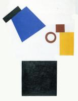 Kazimir Malevich - Suprematism, Two Dimensional Self Portrait